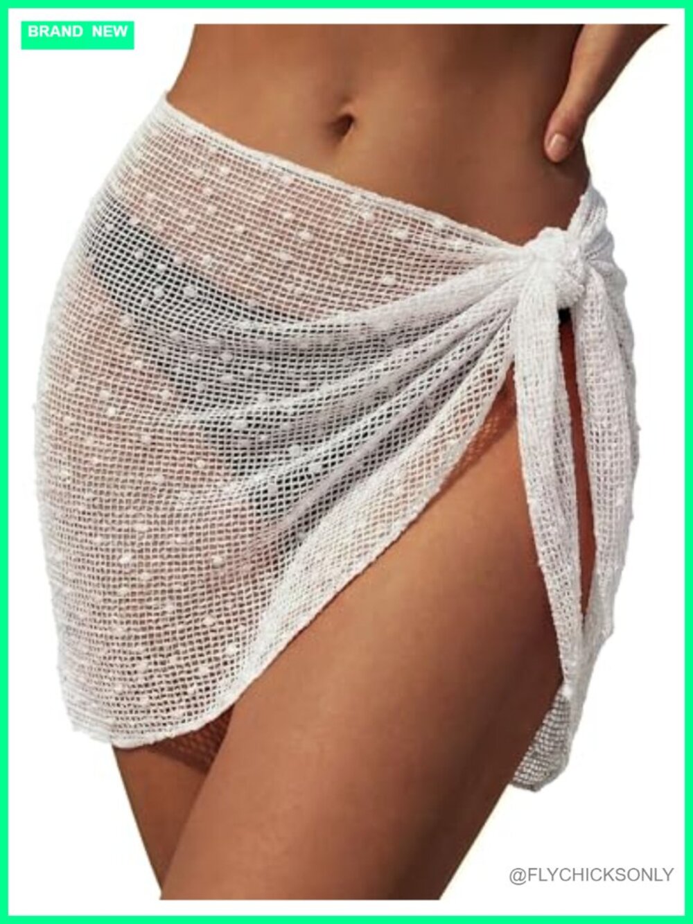 Crochet Sarong Coverup Skirt